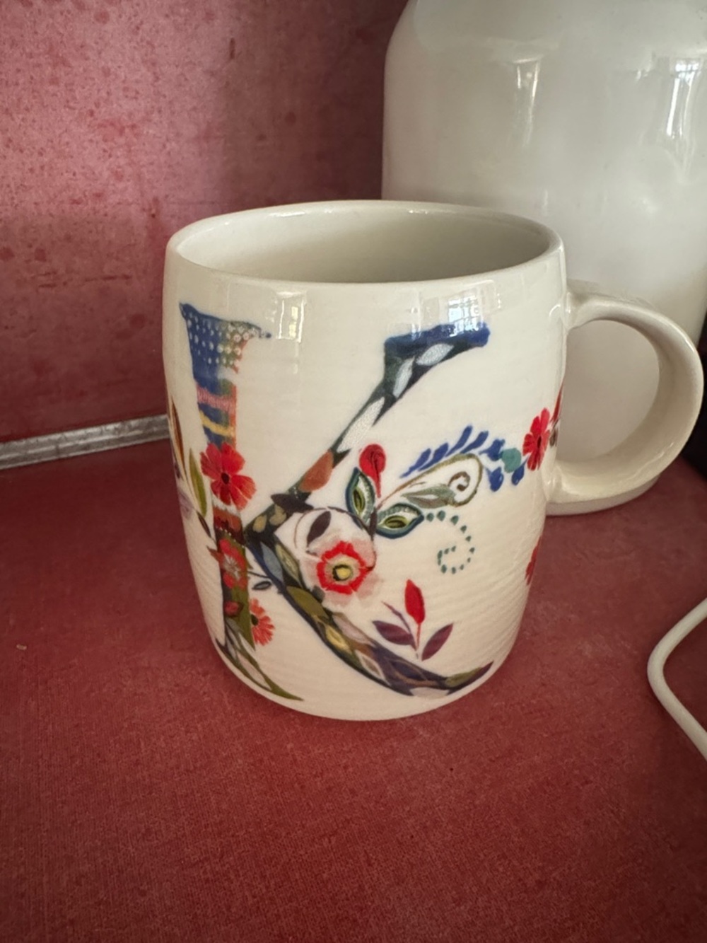 K Anthropologie Mug